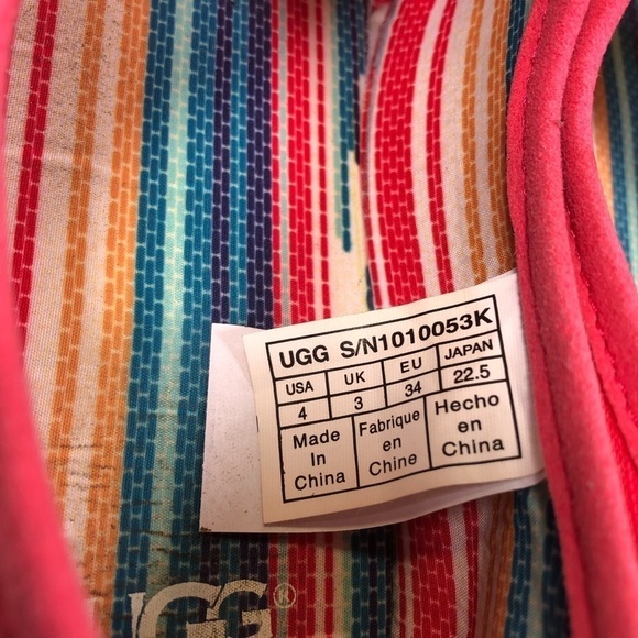 New UGG 1010053K Canvas Espadrilles Slip On Shoes - Picture 7 of 9